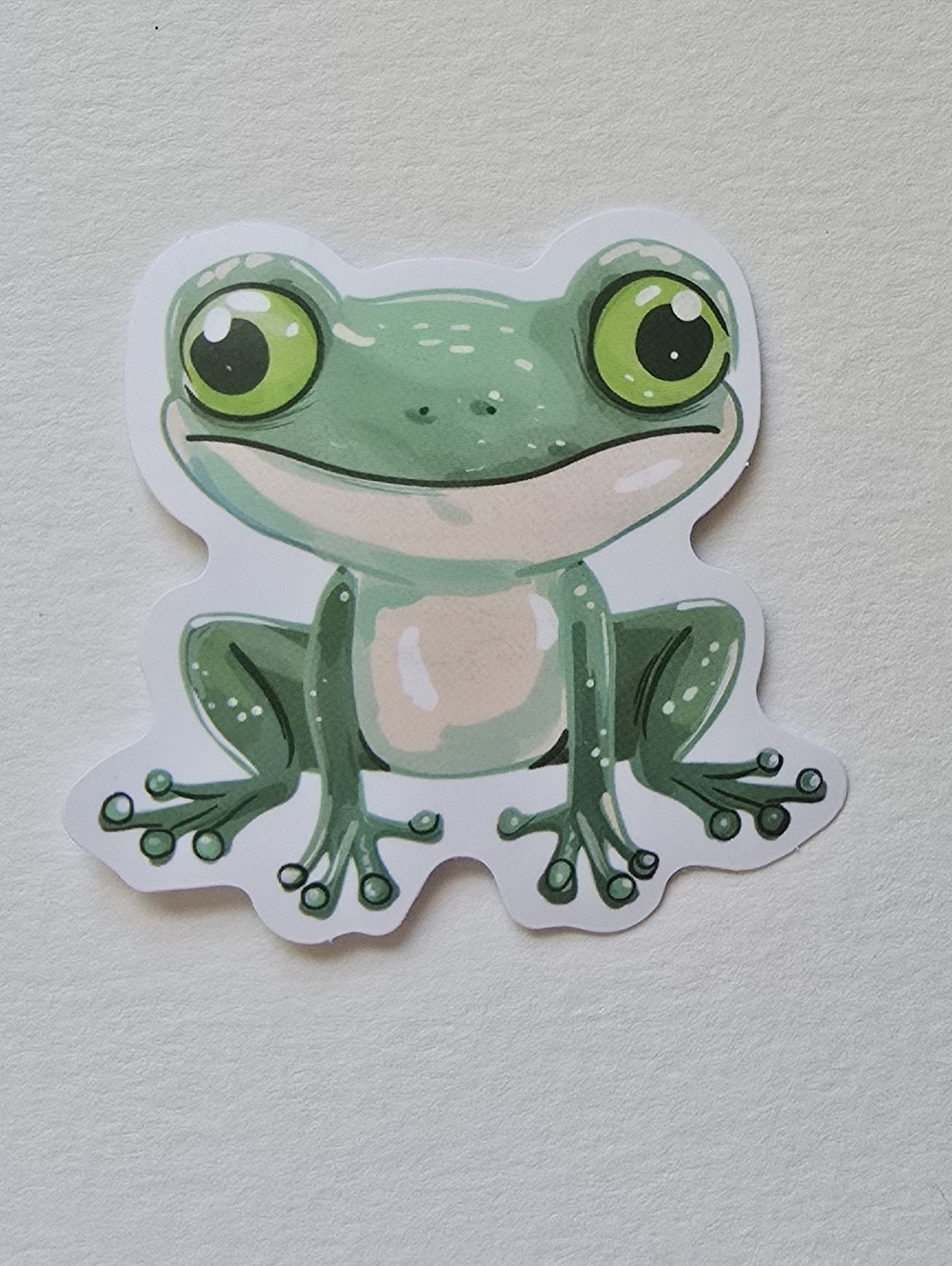 10/$10 Green Frog Sticker